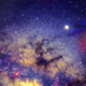 Illustration for article titled A Russian Rocket Collides With A Meteorite, Sending A Slow Slick Of Debris Through Space